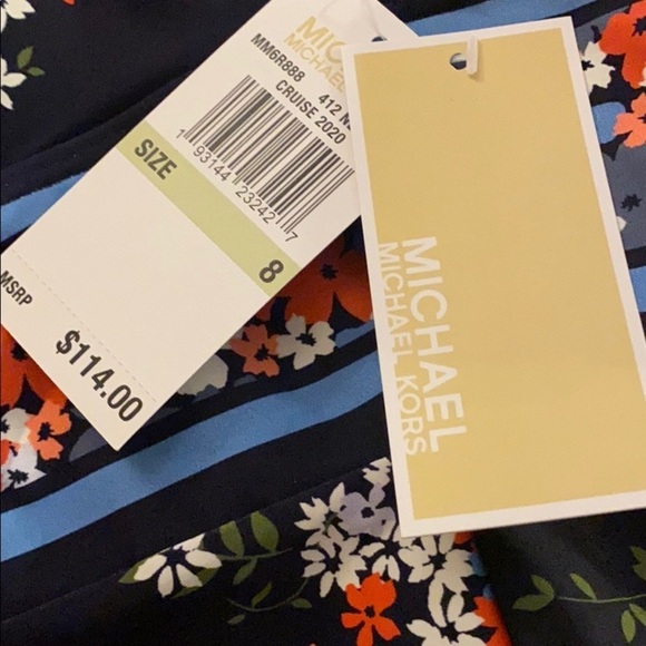 MICHAEL Kors Halter Floral Border Swimsuit - Picture 6 of 7